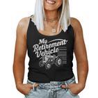 Lustige Rentner Bauer Traktor Mama Papa Farmer Tank Top Frauen