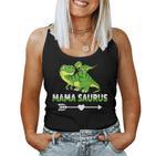 Mama Saurus Rex Idea Partner Look For Dino Fans Tank Top Frauen