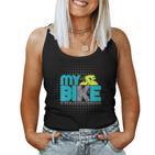 Mein Fahrrad Ist Enorm GenialErmietung Mama Und Papa Biker Mit-Ausschnitt Tank Top Frauen