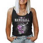 Stolze Handball Mama Mutter Einer Handball Player Tank Top Frauen