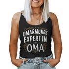 Umarmungsexpertin Oma Muttertag Geburtstag Beste Mama Lustig Tank Top Frauen