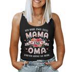 Zwei Titel Mama Oma Zum Muttertag Geburtstag Weihnachten Tank Top Frauen