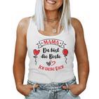 Children's Mama Du Bist Die Beste Dankeschön Mama Ich Liebe Dich Tank Top Frauen