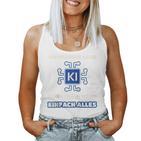 Ich Brauche Kein Ki Meine Tochter Weiß Alles Papa Mama Raglan Tank Top Frauen