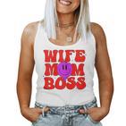 Mama Frau Boss Unschlagbar Mutterschaft Mama Leben Tank Top Frauen