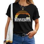 Beefy Daddy Minnesota Lgbtq Regenbogen Schwuler Papa Bear Pride T-shirt Frauen