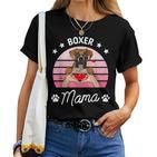 Boxer Mama Für Boxerhund Frauchen T-shirt Frauen