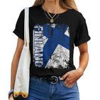 Finland Flag Women's Children's Finland T-shirt Frauen