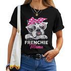 French Bulldog Mum Woman Frenchie T-shirt Frauen