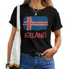Islandintage Flag Island Pride Women's T-shirt Frauen