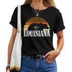 Schwuler Beefy Daddy Louisiana Lgbtq Regenbogen Schwuler Papa Bear Pride T-shirt Frauen