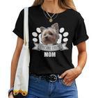 Yorkshire Terrier Dog Mama Dog Holder T-shirt Frauen