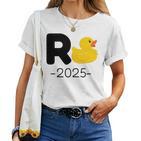 Renten 2025 Ruhestand Pensionär Papa 2025 Ruhestand Mutter T-shirt Frauen