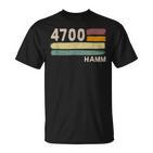 4700 Hamm Retro Postcode Old Zip Vintage T-Shirt