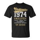 49 Jahre Oldtimer 1974 Vintage 49Th Birthday Black T-Shirt