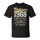 55 Jahre Oldtimer 1968 Vintage 55Th Birthday Black T-Shirt