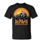 Alpapa Alpakaatertag Bester Papa Del Welt Alpakaatertag T-Shirt