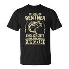 Angler Rentner Endlich Zeit Zum Fngelen Retirement S T-Shirt