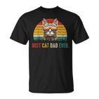 Best Cat Dad Everintage Cat Daddy Fun Cat Dad T-Shirt