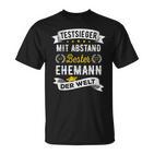 Best Husband Der Welt Test Winner Slogan T-Shirt