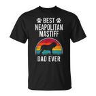 Bester Neapolitanischer Mastiff Papa Aller Zeiten Hundeliebhaber T-Shirt