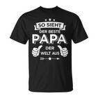 Bester Papa Der Welt Fürater Zumatertag Oder Weihnachten T-Shirt