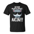 Bevor Du Mich Fragst No Cute Kitten Cat T-Shirt