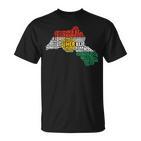 Her Biji Kurdistan Flag Kurde Country T-Shirt