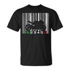 Biker Moto Gp Vintage Barcode Motorcycle S T-Shirt