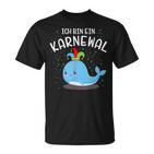 With Bin Ein Karnewal Mit Whale Costume For Carnival T-Shirt
