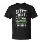 Bleiben Sie Heute Sicher Wir Sehen Uns Morgen Gesundheits- Und Sicherheitszitat T-Shirt