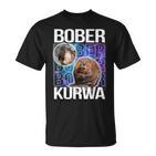 Bober Kurwa Flannelette Meme Galaxy Universe T-Shirt