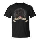Bouvier Des Flandres Best Friend Dog Portrait Black T-Shirt