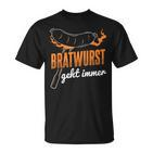 Bratwurst Geht Immer Bbq Grill T-Shirt