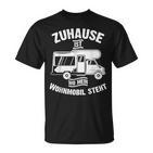 Caravan Camper Zuhause Ist Wo Mein Campervan Steht T-Shirt