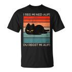 Cat I Reg Mi Not Auf Evil Cat T-Shirt