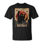 Catzilla Retro T-Shirt