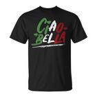 Ciao Bella Italy Flag Italian T-Shirt