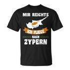With Cyprus Flag Mir Reichts Ich Fliege Nach Zyprrus Motif T-Shirt
