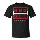 Danmark Fan Hndbll Handballer  T-Shirt