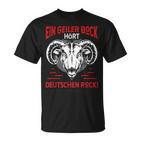 Deutschrock Ein Geiler Bock Hören German Rock T-Shirt