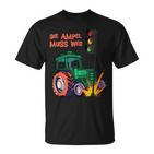Die Ampel Muss Weg Tractor Rammt Ampel T-Shirt