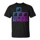 Dinge Die Mich Bewegen Wasd Pc Gamer Wasd T-Shirt