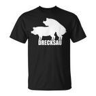 Drecksau Versaute German Language T-Shirt