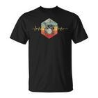 Drummer Retro Heartbeat Drum Kit T-Shirt