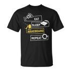 Eat Sleep Wakeboarding Wakeboard Wakeboarder Board T-Shirt