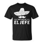 El Jefe Mexican Sombrero  T-Shirt