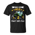 Farmer's Nur Ein Held Fahrt Auf S Feld German Language T-Shirt