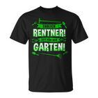 Finally Pensioner Garden Joke Pension Pension Hobby  T-Shirt