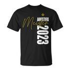 Fußball Meister 2023 Liga-Aufsteiger Team Handball Schwarzes T-Shirt